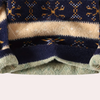 Männerstrickpullover aus weichem material - lässiger und gemütlicher fair-isle-muster sweater