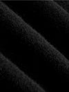Männliches lässiges t-shirt klassischer schnitt kurzarm schwarz für freizeitkleidung - strickdesign