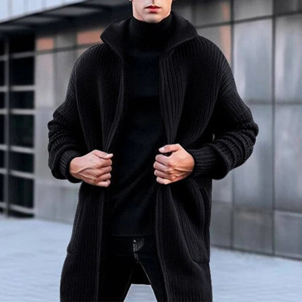 Männliches strickjacke - stilvolles und lässiges oberkleid mit langen ärmeln für den alltag
