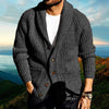 Männers strickjacke in lässiger passform – sanftes freizeit-knitwear für den alltag