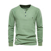 Herren henley t-shirt – softer stoff für ausflüge und den alltag