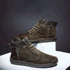 Männerschuhe aus edlem wildleder - moderne ankle boots für den alltag