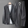 2-teiliger männer casual blazer und hosenanzug - leichtgewichtig für büro und abendanlässe