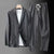 2-teiliger männer casual blazer und hosenanzug - leichtgewichtig für büro und abendanlässe