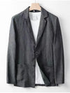 2-teiliger männer casual blazer und hosenanzug - leichtgewichtig für büro und abendanlässe