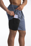 Männer sportshorts mit tasche für einen aktiven lifestyle - leichte, schnelltrocknende gym- und outdoor-shorts
