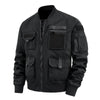 Herren utility cargo-jacke – praktische outdoor-bekleidung mit vielen taschen für abenteuer und freizeit