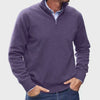 Halb-zip cashmere pullover - raffinierte herren strickware