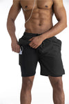 Männer sportshorts mit tasche für einen aktiven lifestyle - leichte, schnelltrocknende gym- und outdoor-shorts