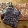 Männerstrickpullover - lebhaft gemusterter jumper