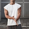 Männers ärmelloses t-shirt - stylisches activewear für fitness und freizeit, atmungsaktiver stoff