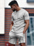 Männer t-shirt und shorts outfit – lässige zweiteiler für den alltag