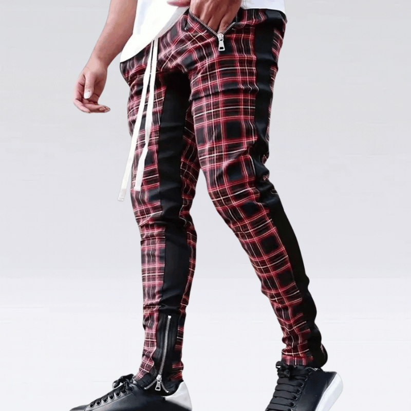 Herren Slim Fit Karohosen – Leicht & Alltagstauglich