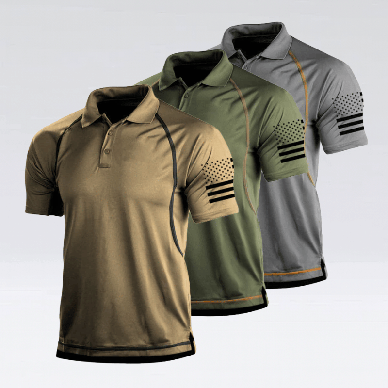Herren taktisches polo-shirt - leichtes performance-oberteil