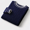 Strickpullover - eleganter pullover aus hochwertigem wollmix für männer