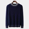 Strickpullover - eleganter pullover aus hochwertigem wollmix für männer