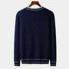 Strickpullover - eleganter pullover aus hochwertigem wollmix für männer