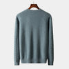 Strickpullover mit kabelmuster - herren woll-mischung