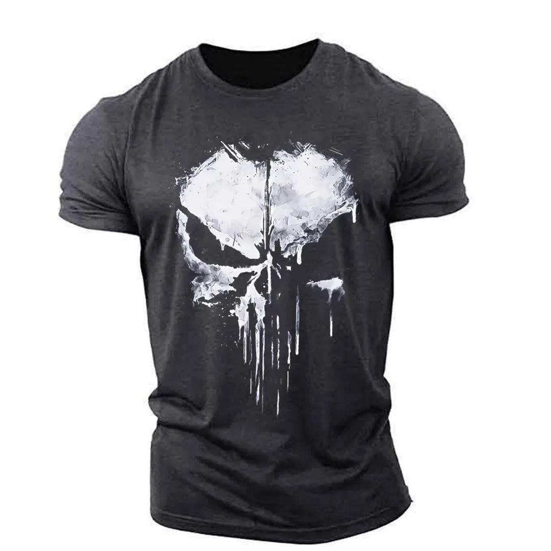Männer T-Shirt Totenkopf – Trendiges Shirt für Anlässe