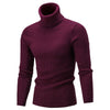 Männers pullover mit kabelstrick und rollkragen - dicke, warme sweater für legere anlässe