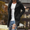 Männers eleganter langer trenchcoat – lässiger überzug für tag und nacht