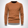 Männer kabelstrick pullover - edle strickmode für den lässigen stil