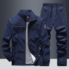2-teiliger trainingsanzug für männer - moderne sportjacke und hose
