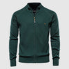 Männers strukturstrick full-zip cardigan - vielseitige, stilvolle oberbekleidung