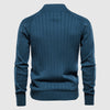 Männers strukturstrick full-zip cardigan - vielseitige, stilvolle oberbekleidung