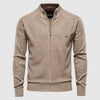 Männers strukturstrick full-zip cardigan - vielseitige, stilvolle oberbekleidung