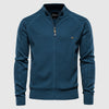 Männers strukturstrick full-zip cardigan - vielseitige, stilvolle oberbekleidung