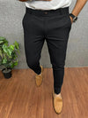 Präzis geschnittene slim fit-hosen - elegante herrenformalenhosen