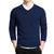Männer baumwoll v-ausschnitt pullover - schicker strick für freizeit und büro