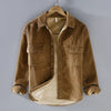 Männer corduroy hemd - texturiertes winter-layering-stück