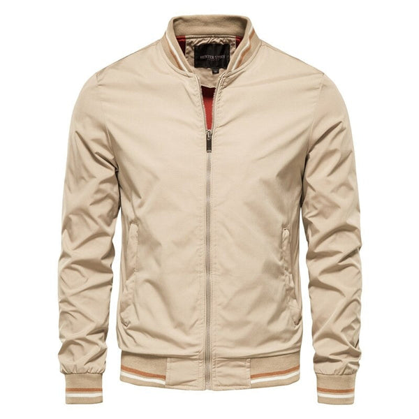 Männers bomberjacke - leichte zip-jacke für jeden tag