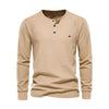 Herren henley t-shirt – softer stoff für ausflüge und den alltag