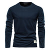 Langärmliges t-shirt - zeitloses casual-oberteil für männer