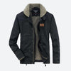Männers freizeitjacke mit sherpa-futter - klassisches herbst-outwear für den alltag