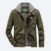 Männers freizeitjacke mit sherpa-futter - klassisches herbst-outwear für den alltag