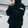 Flauschiger fleece-hoodie - männer pulli aus softmaterial