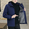 Männliche windbreaker jacke mit kapuze - zeitgemäss und leicht