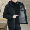 Männliche windbreaker jacke mit kapuze - zeitgemäss und leicht