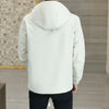 Männliche windbreaker jacke mit kapuze - zeitgemäss und leicht