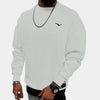 Modischer, leichter lagenpullover für männer – vielseitiges crew-neck sweatshirt für den alltag