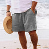 Männers leinen shorts - vielseitige sommer strandmode