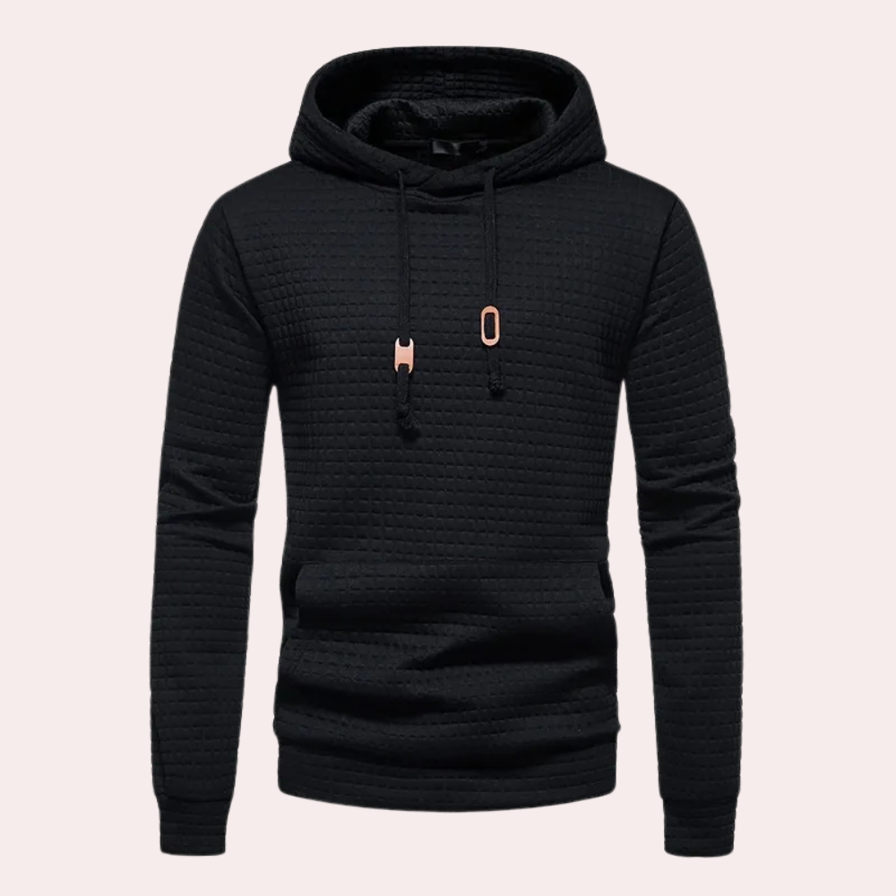 Freizeit Hoodie für Herren – Mit Steppdesign & Komfort