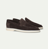 Männer slip-on loafer - edle wildleder schuhe für den alltag