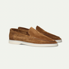 Männer slip-on loafer - edle wildleder schuhe für den alltag