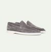 Männer slip-on loafer - edle wildleder schuhe für den alltag