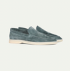 Männer slip-on loafer - edle wildleder schuhe für den alltag